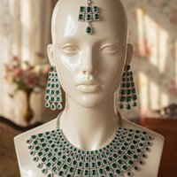 Mivanaa Emerald Empress Bridal Set