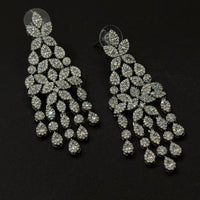 Diamond Snowfall Elegance American Diamond Necklace Set