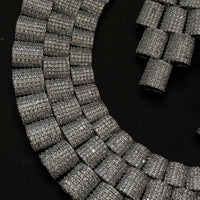Luxury Silver American Diamond Statement
