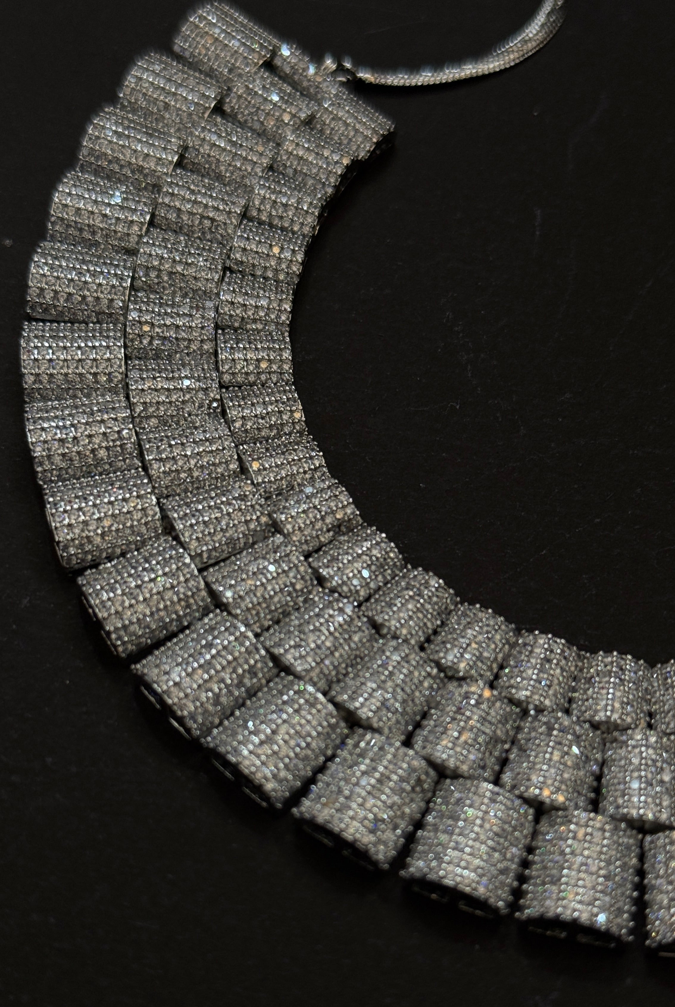 Luxury Silver American Diamond Statement