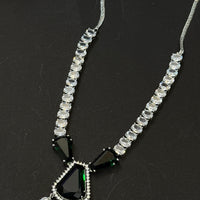 Imperial Emerald Grace American Diamond Necklace Set