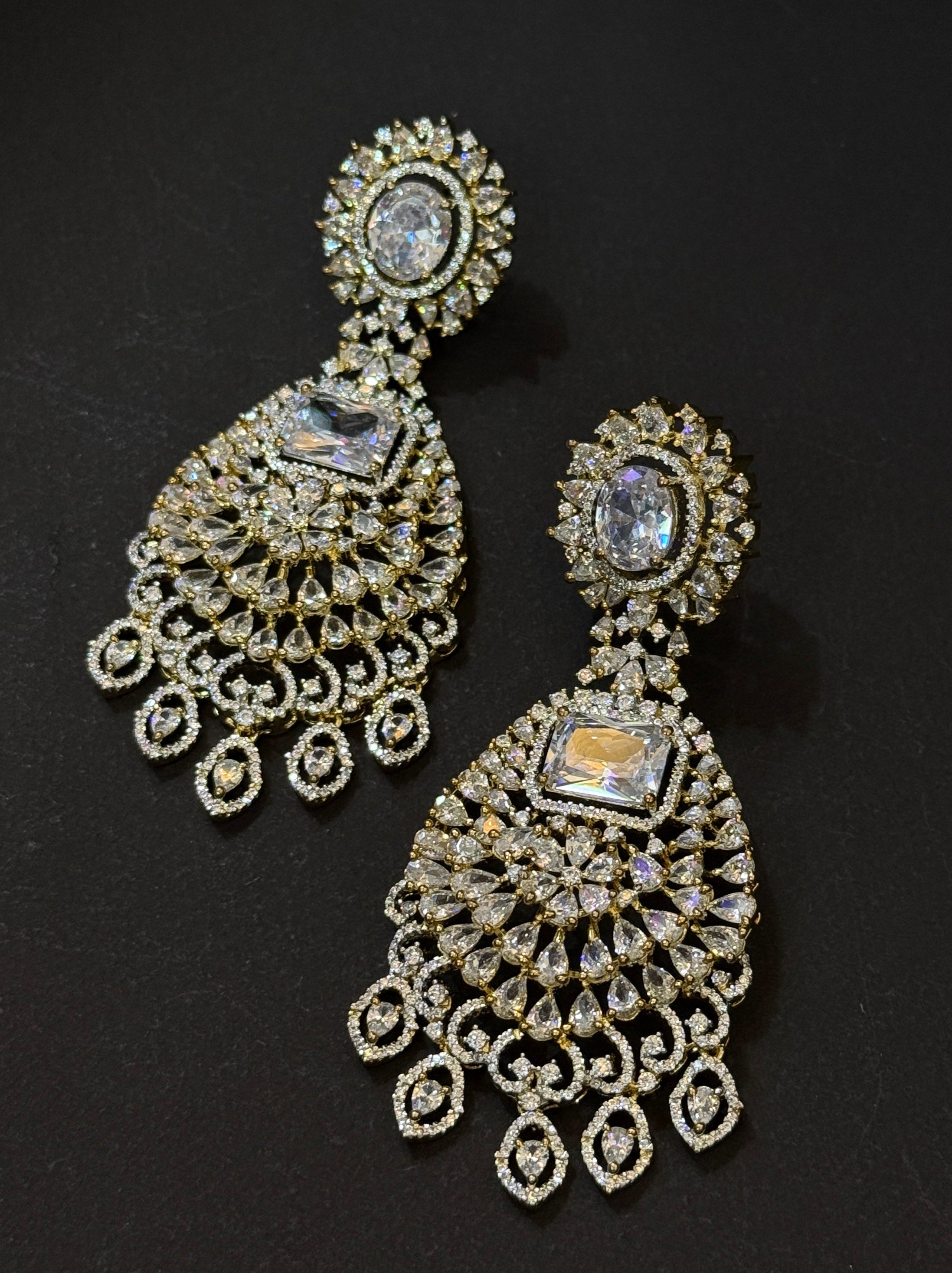 Royal Splendor American Diamond Necklace Set