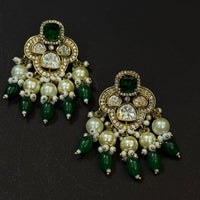 Neelam Royale Kundan Green Hasli Necklace