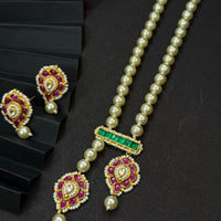 Royal Pachi Kundan Pearl with Ruby Stone