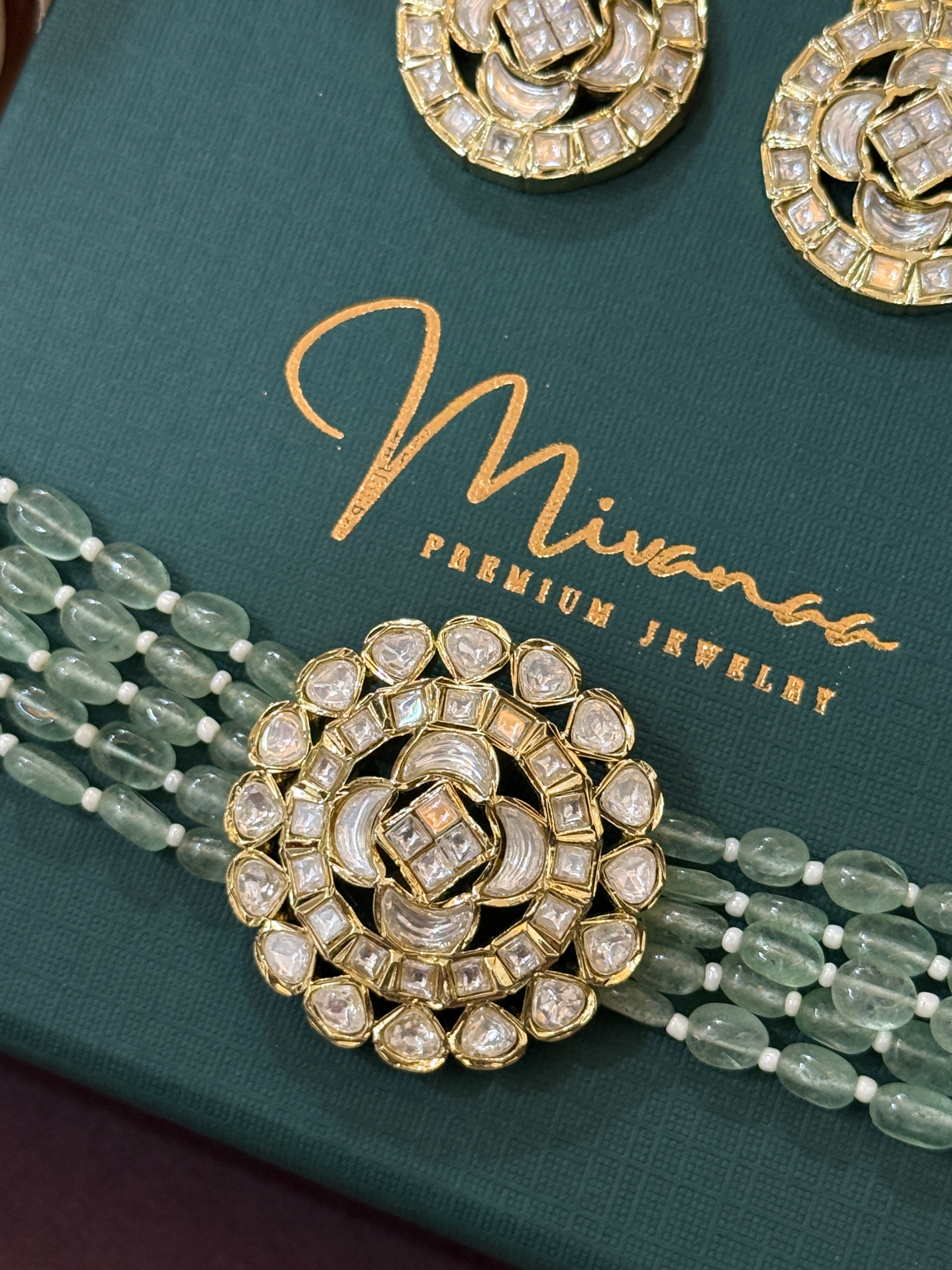 Royal Kundan Moissanite Choker