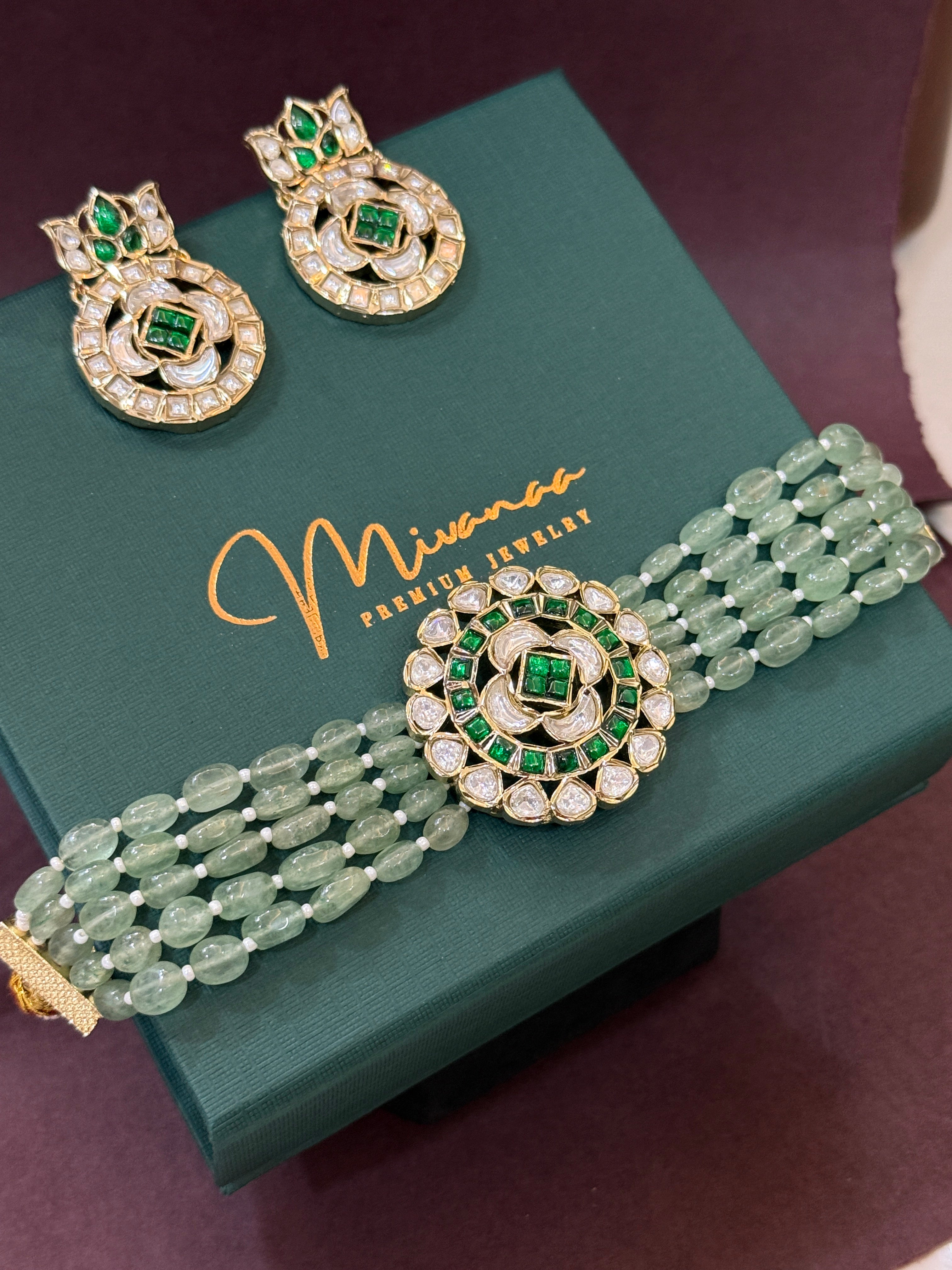 Royal Kundan Moissanite Choker