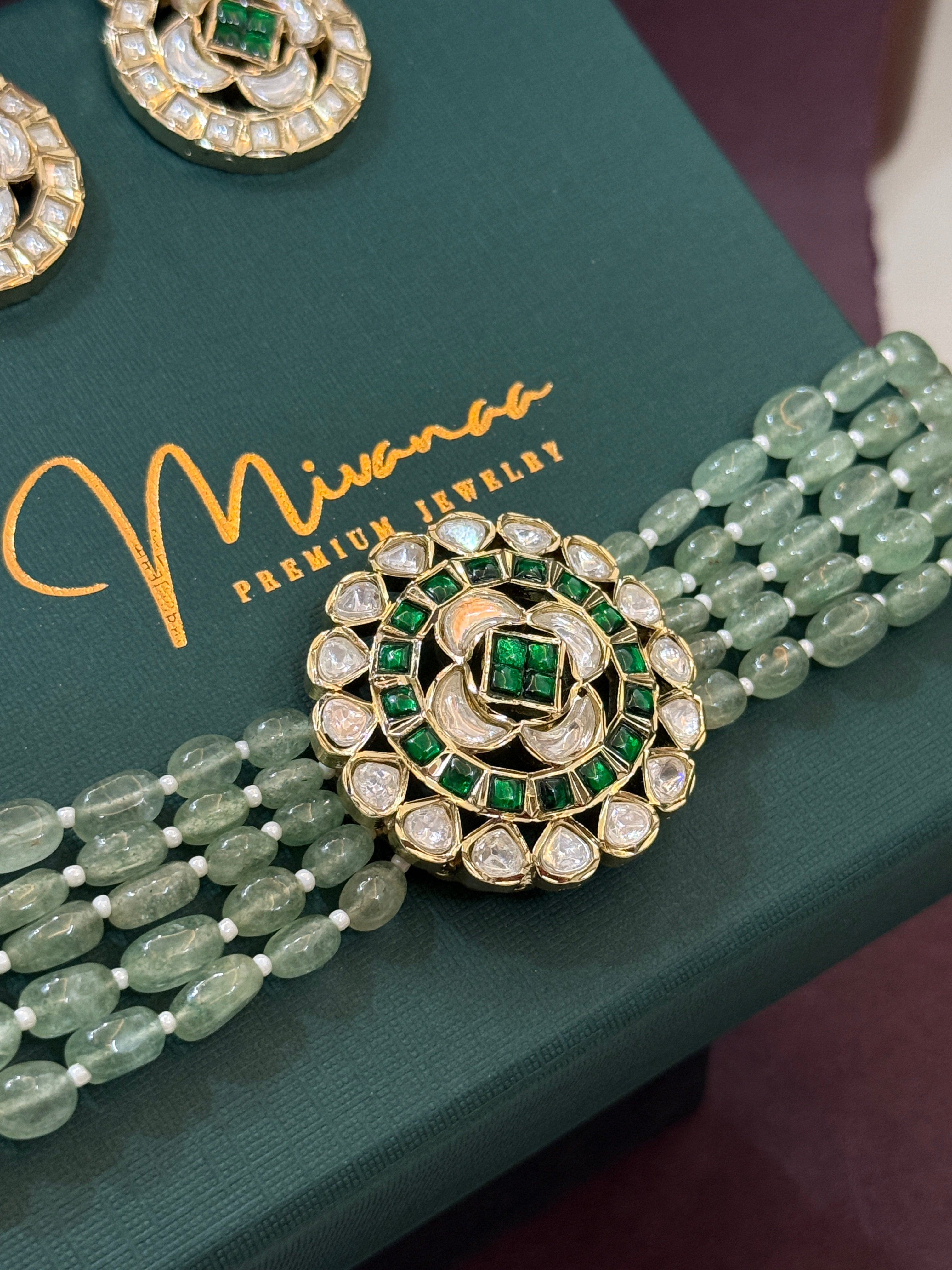 Royal Kundan Moissanite Choker