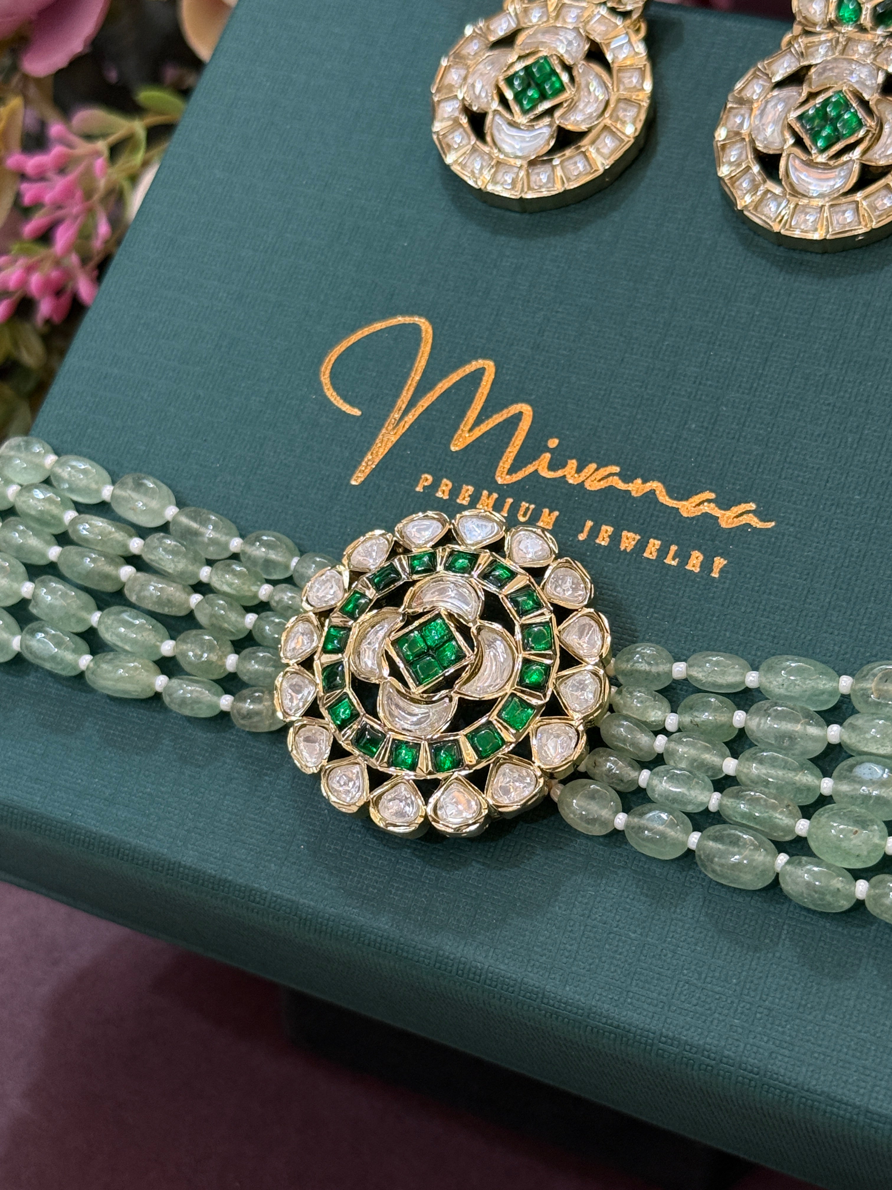 Royal Kundan Moissanite Choker