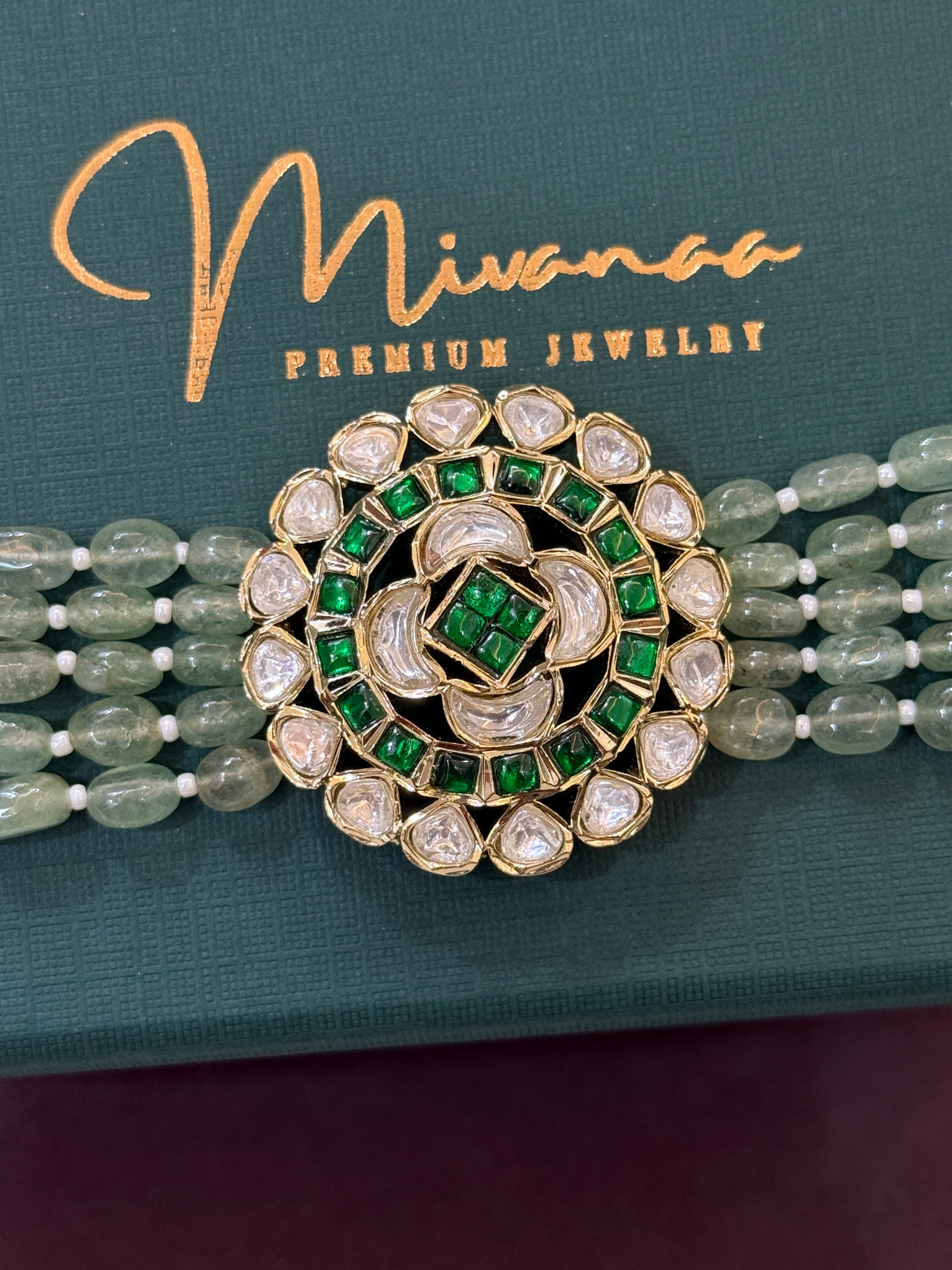 Royal Kundan Moissanite Choker