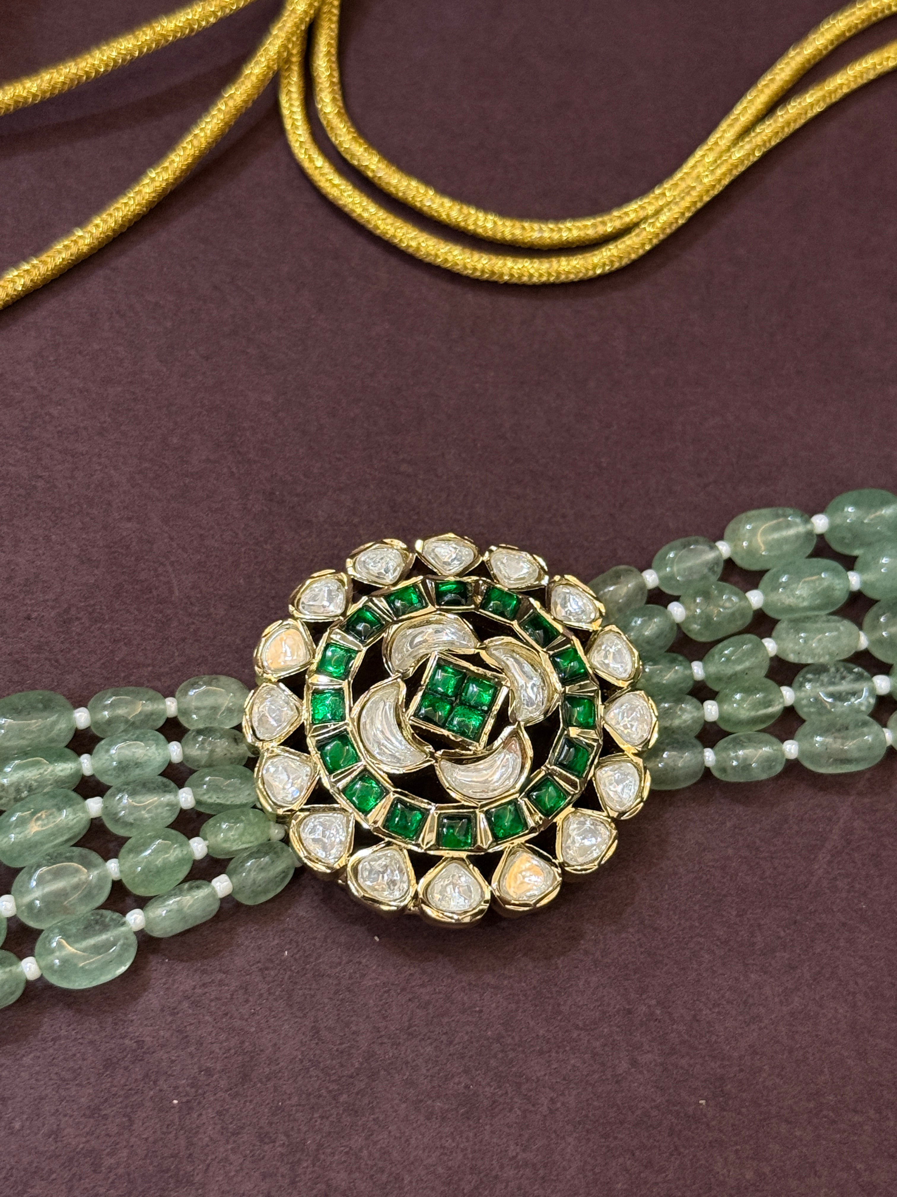 Royal Kundan Moissanite Choker