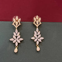 Golden Leaf Drop Necklace Set