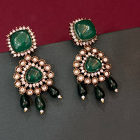 Traditional Green Stone Choker Jewellery Set