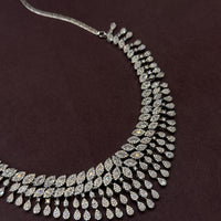 Radiant Crystal Luxury Necklace Set with Drop Earrings
