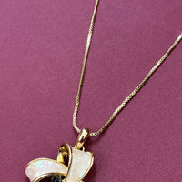 Elegant White & Blue Floral Jewellery