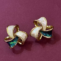 Elegant White & Blue Floral Jewellery