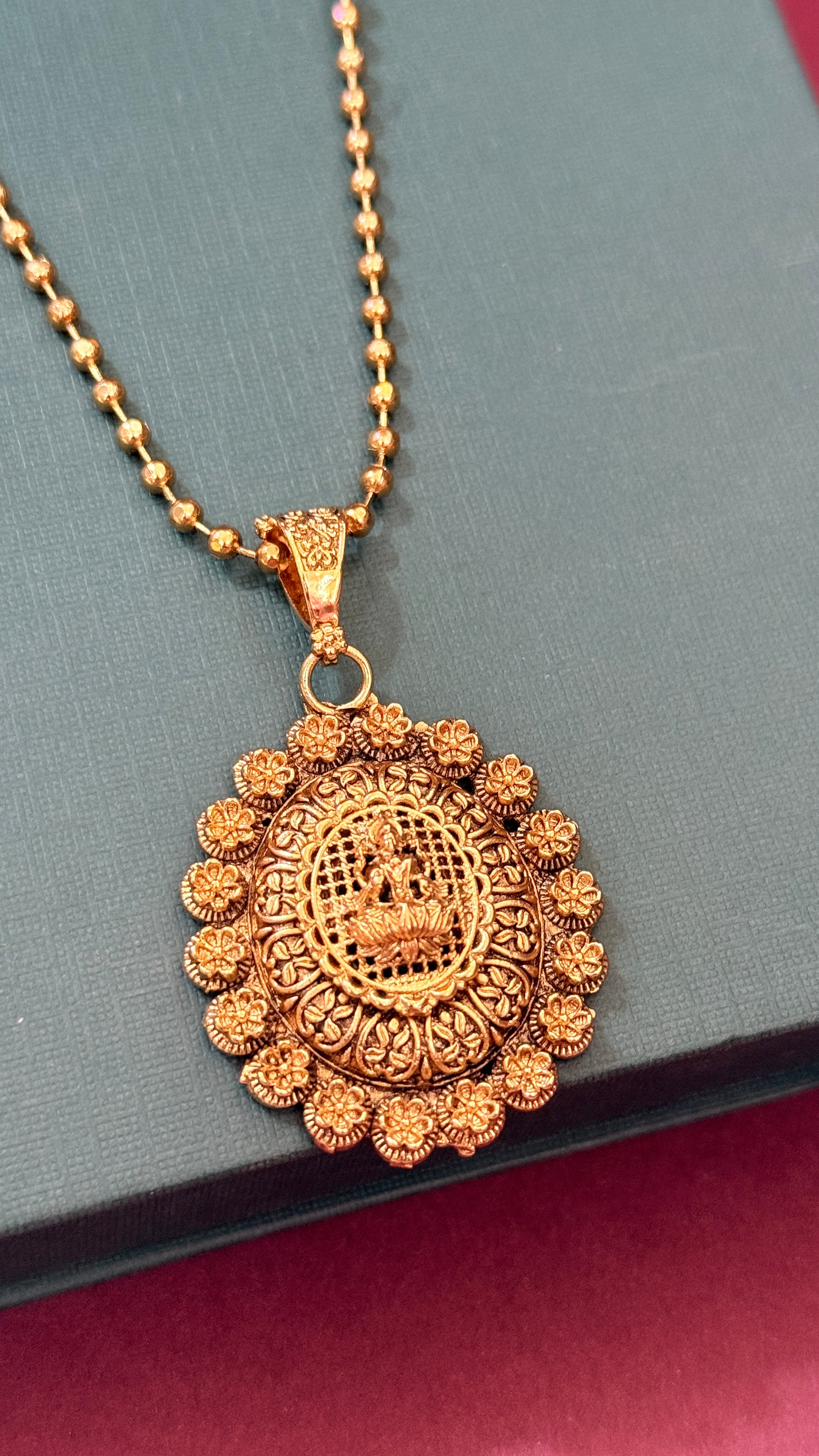 Traditional Goddess Temple Jewelry Necklace