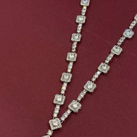 Luxury Yellow Crystal Necklace & Earrings Set