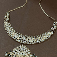 Royal Kundan Pearl Drop Necklace Set