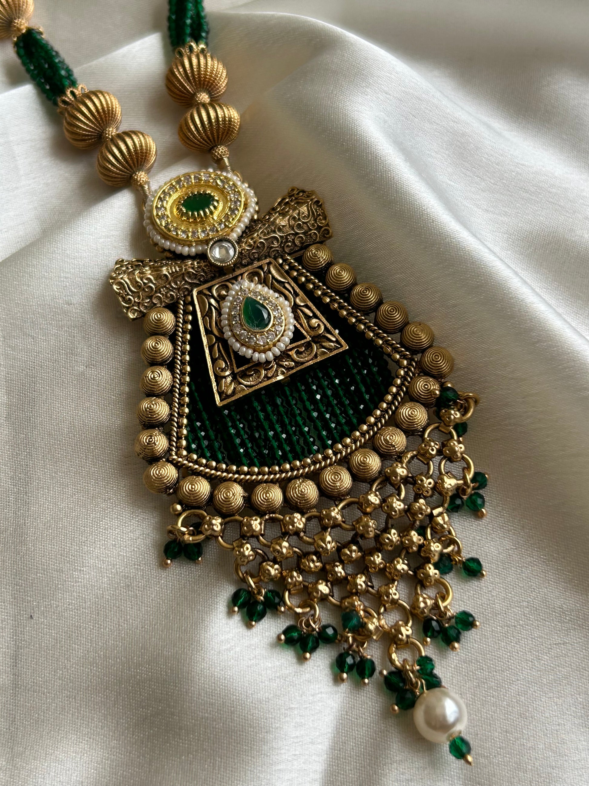 Antique Traditional Mala Set - Mivanaa