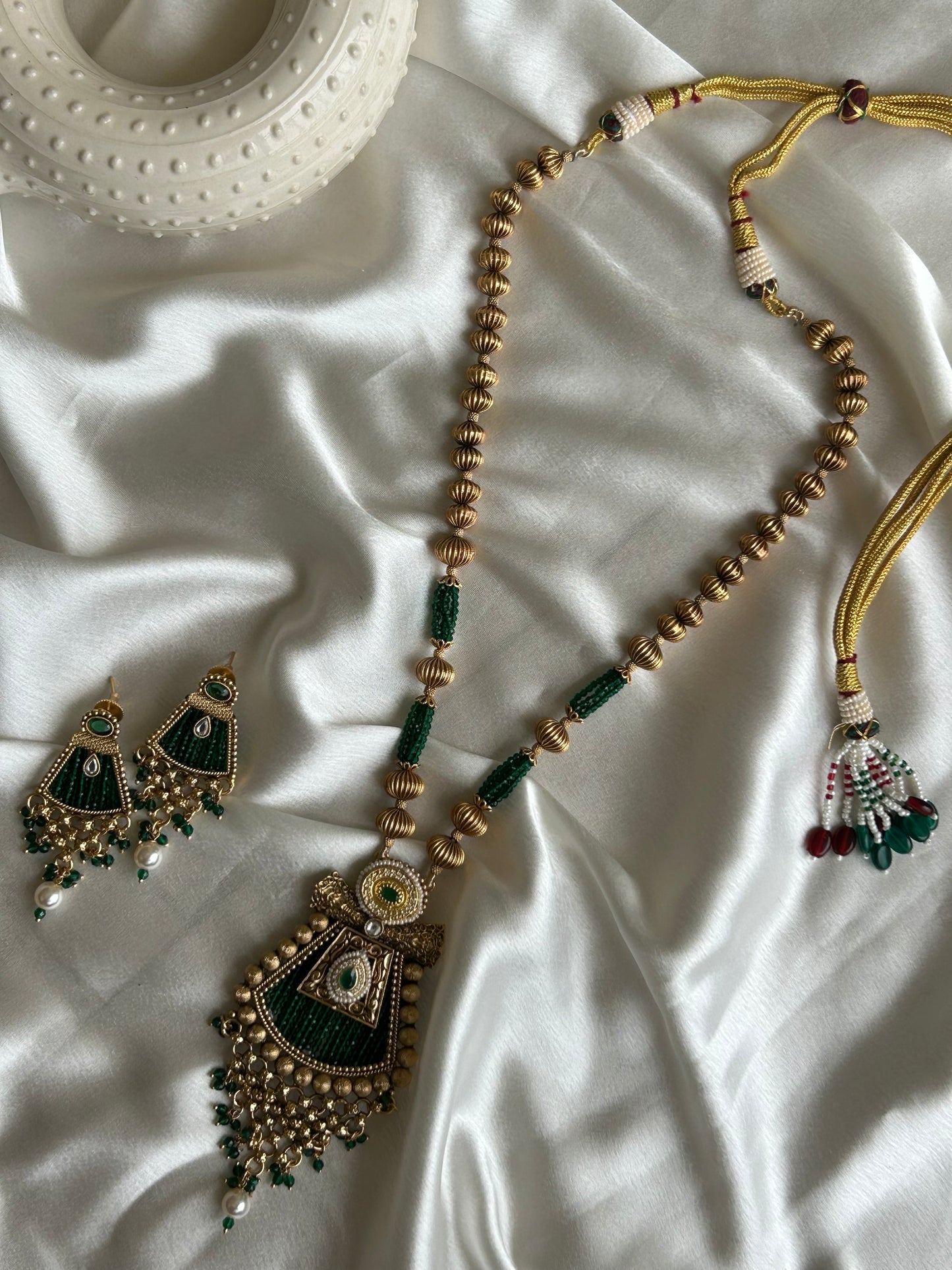 Antique Traditional Mala Set - Mivanaa