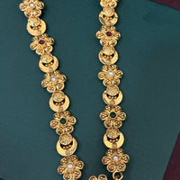 Traditional Gold Plated Kundan Meenakari Necklace Set