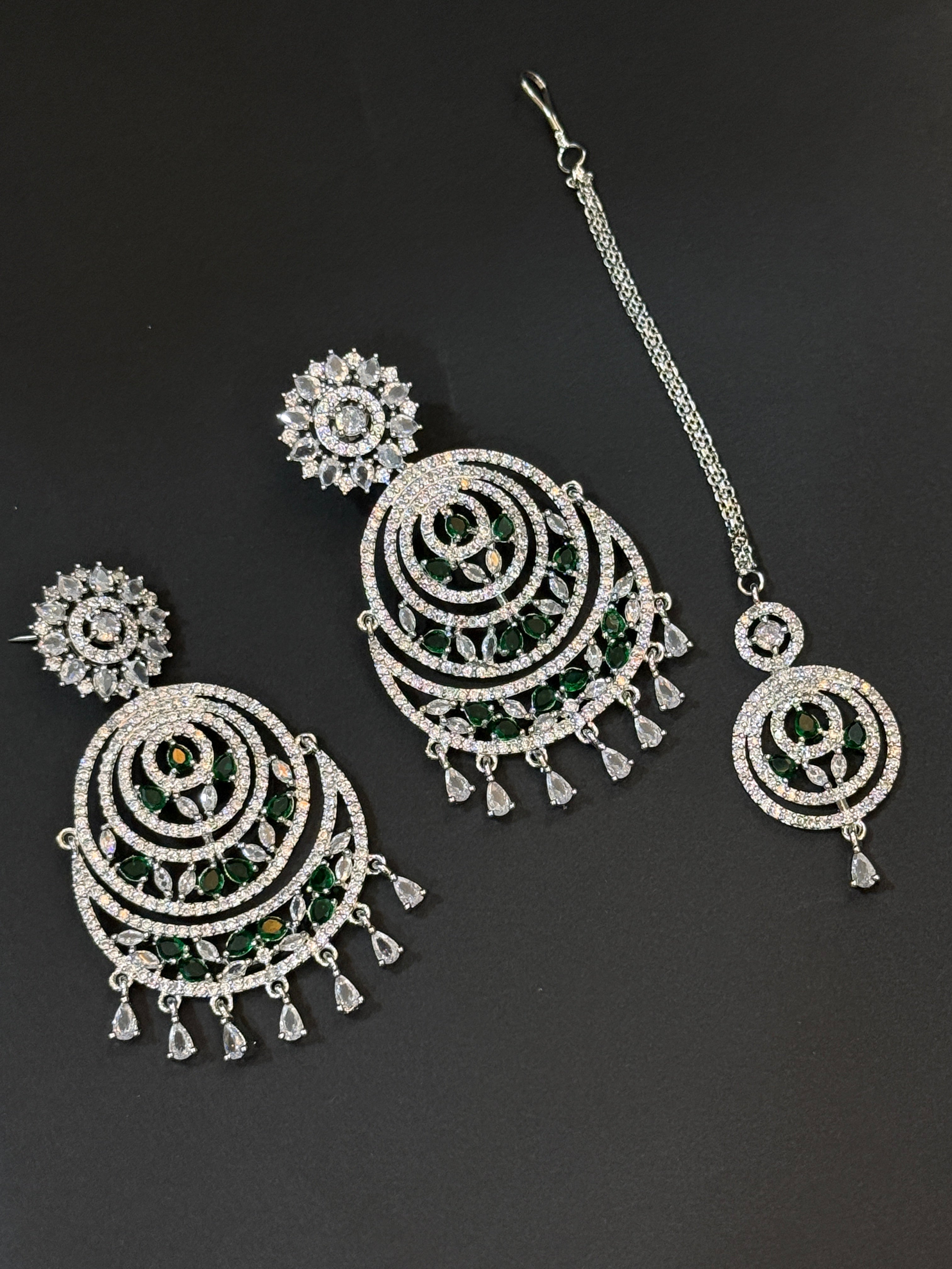 Ivory Green Shine Set