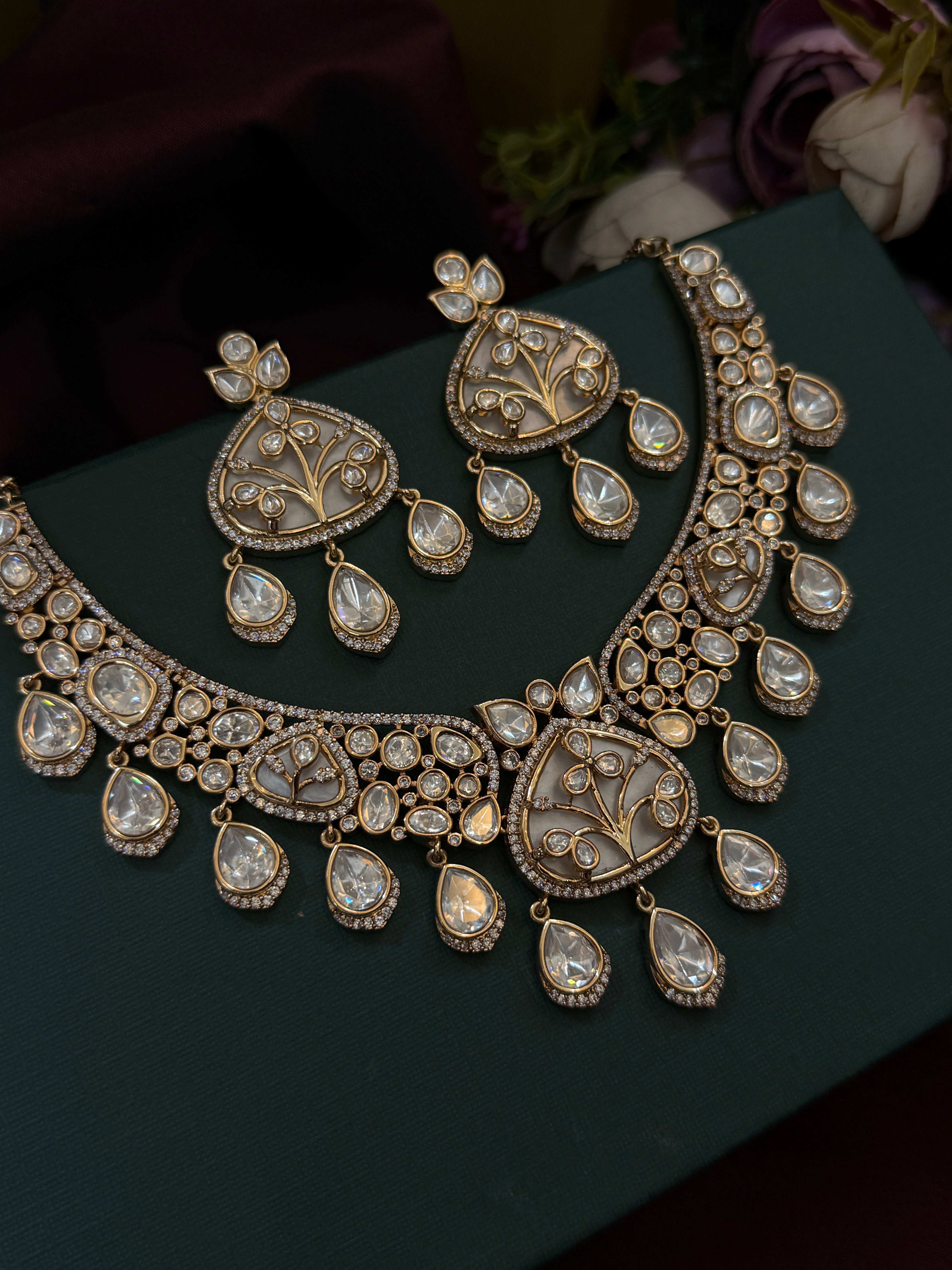 The Mivanaa Regal Kundan Polki Set
