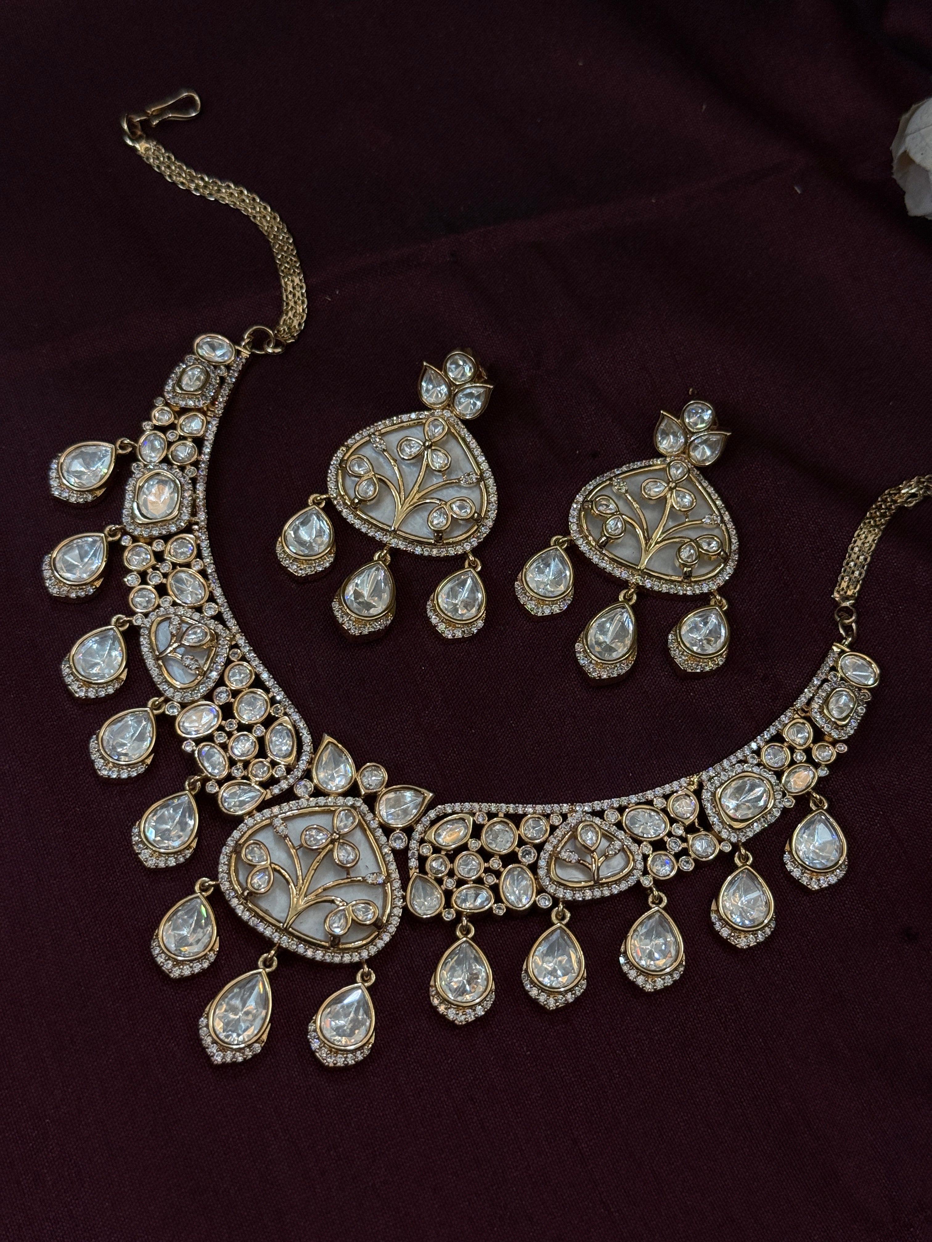The Mivanaa Regal Kundan Polki Set