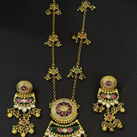 Maharani Traditional Gold Plated Necklace Set