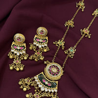 Maharani Traditional Gold Plated Necklace Set