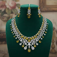 Luxury Diamond & Yellow CZ Set