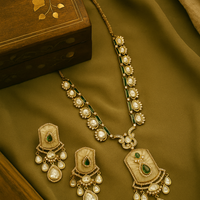 Empress – Polki Emerald Bridal Necklace