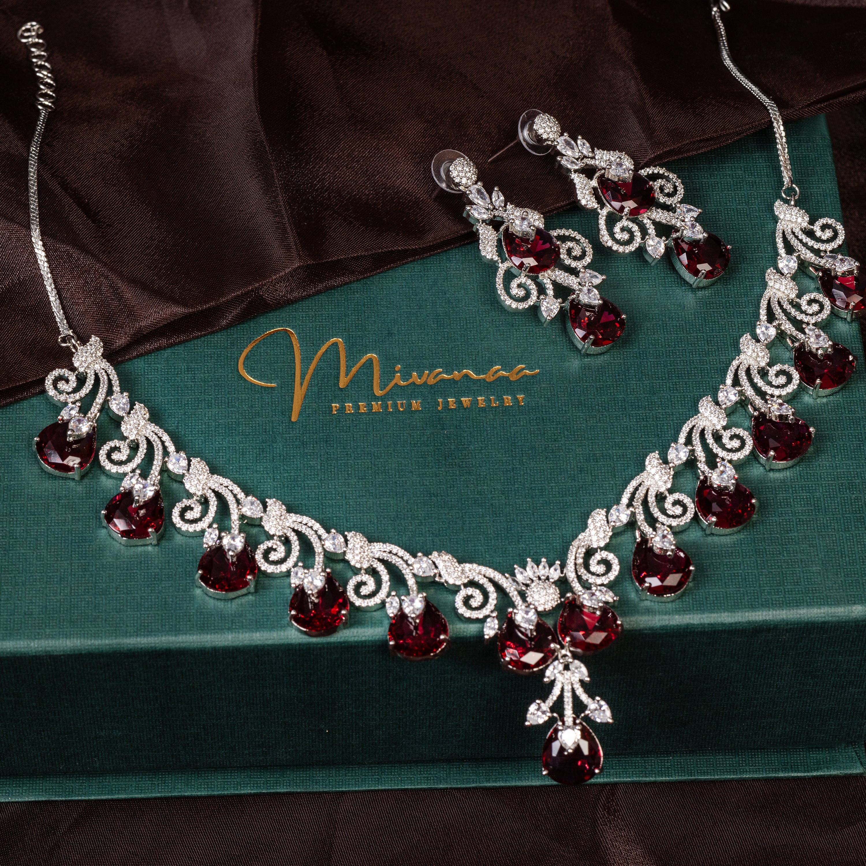 Ruby Royale Adornments-Mivanaa
