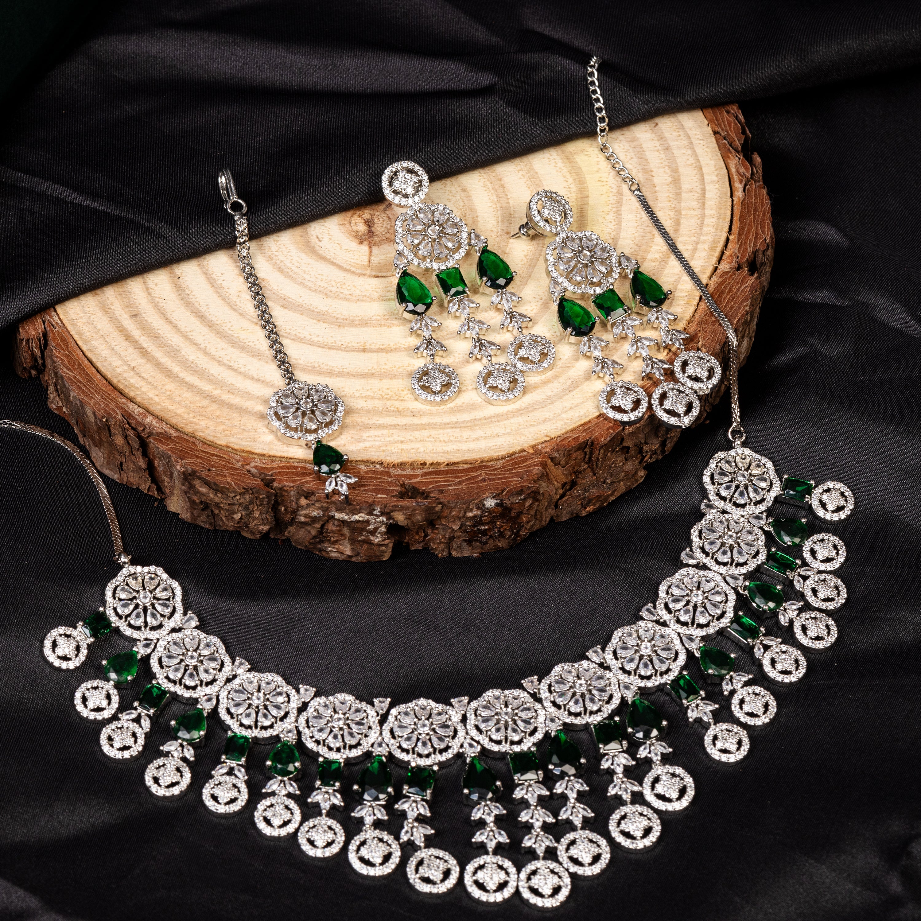 Emerald CZ Crystal-Mivanaa