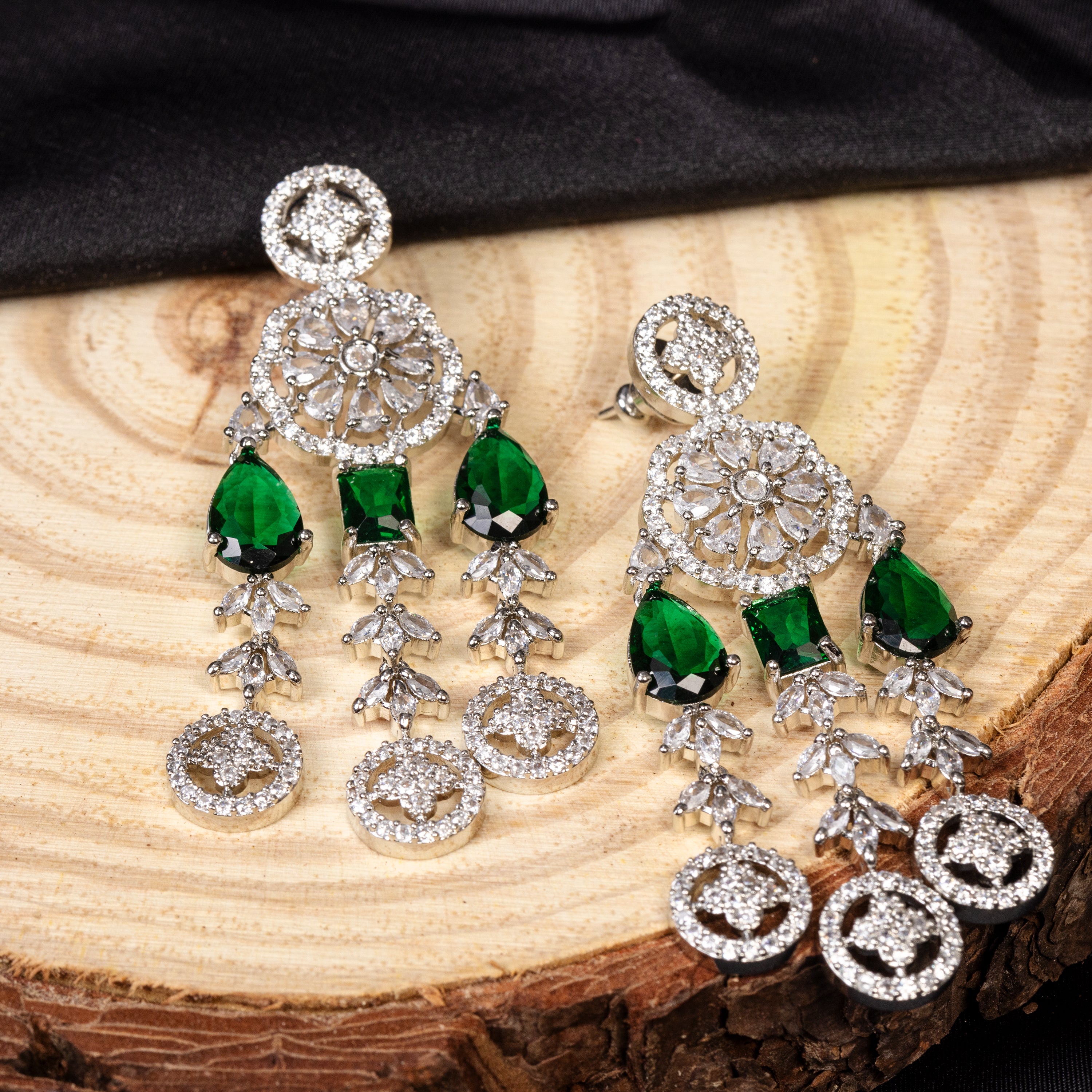 Emerald CZ Crystal-Mivanaa