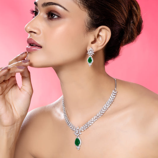 Emerald Spark CZ Elegance