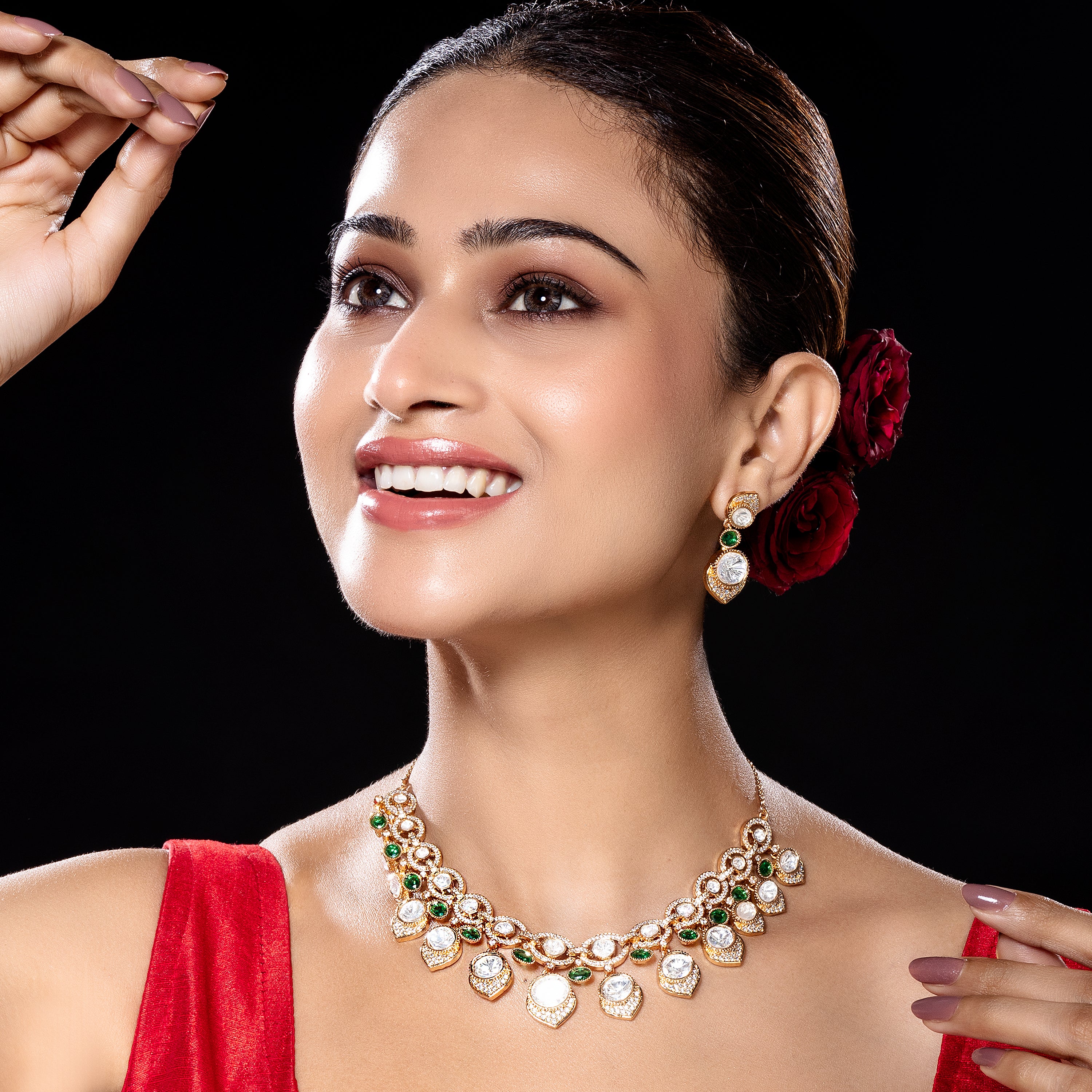 Austrian Crystal Gold Plating-Mivanaa