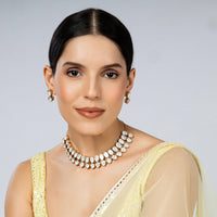 Eterna Glow Moissanite Necklace Set-Mivanaa