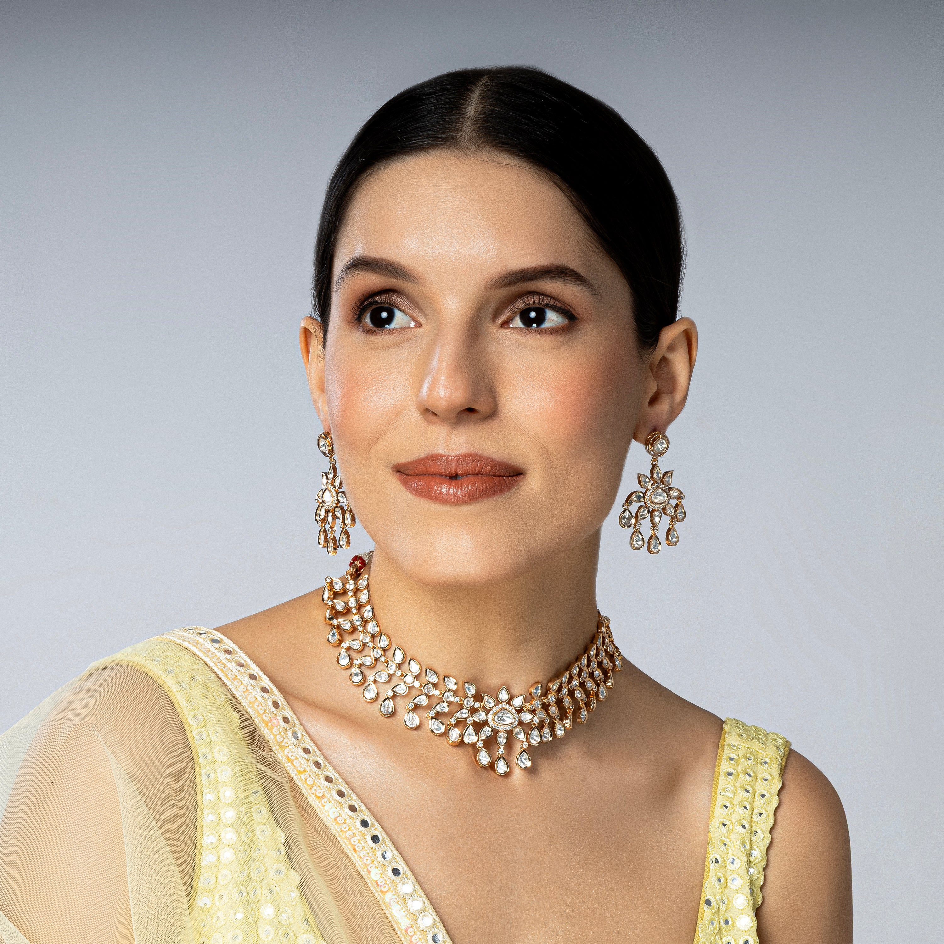 Nooré Regalia Radiance – Real Polki Elegance-Mivanaa