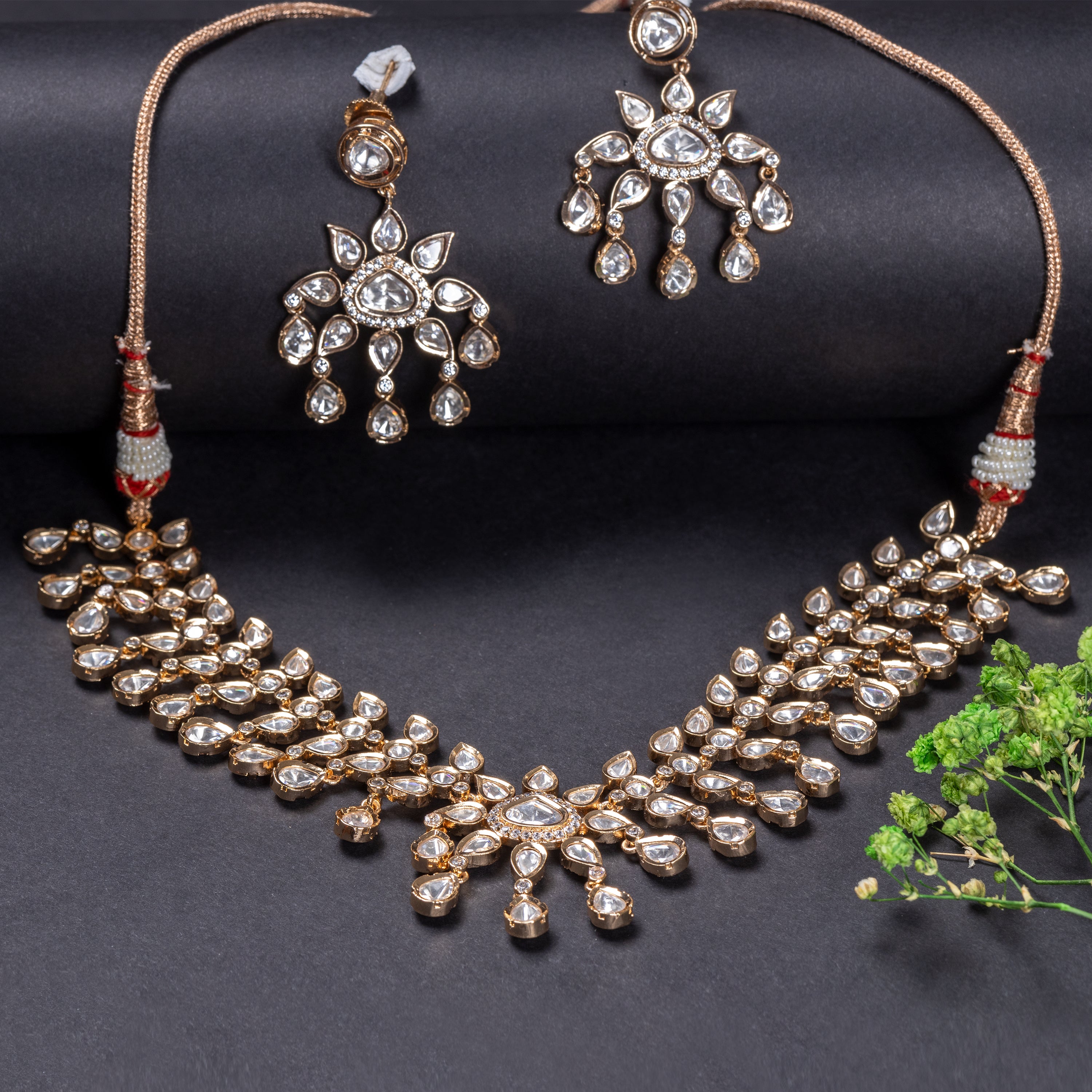 Nooré Regalia Radiance – Real Polki Elegance-Mivanaa