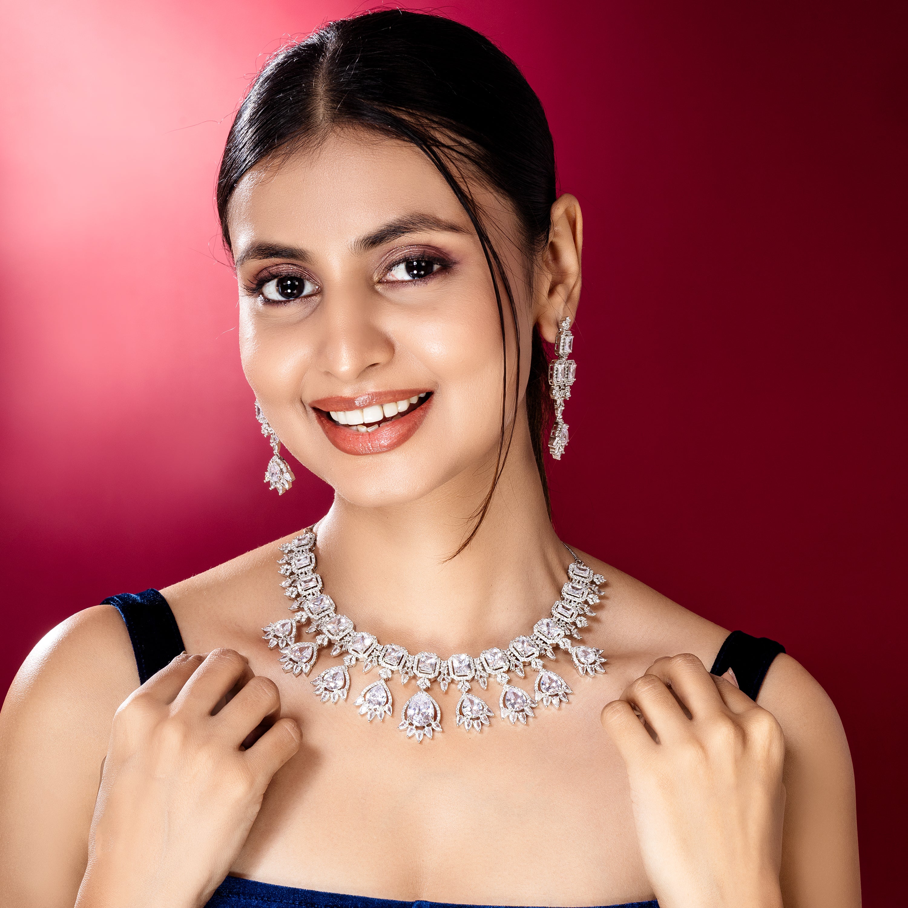 Timeless Sparkle Jewelry Set-Mivanaa