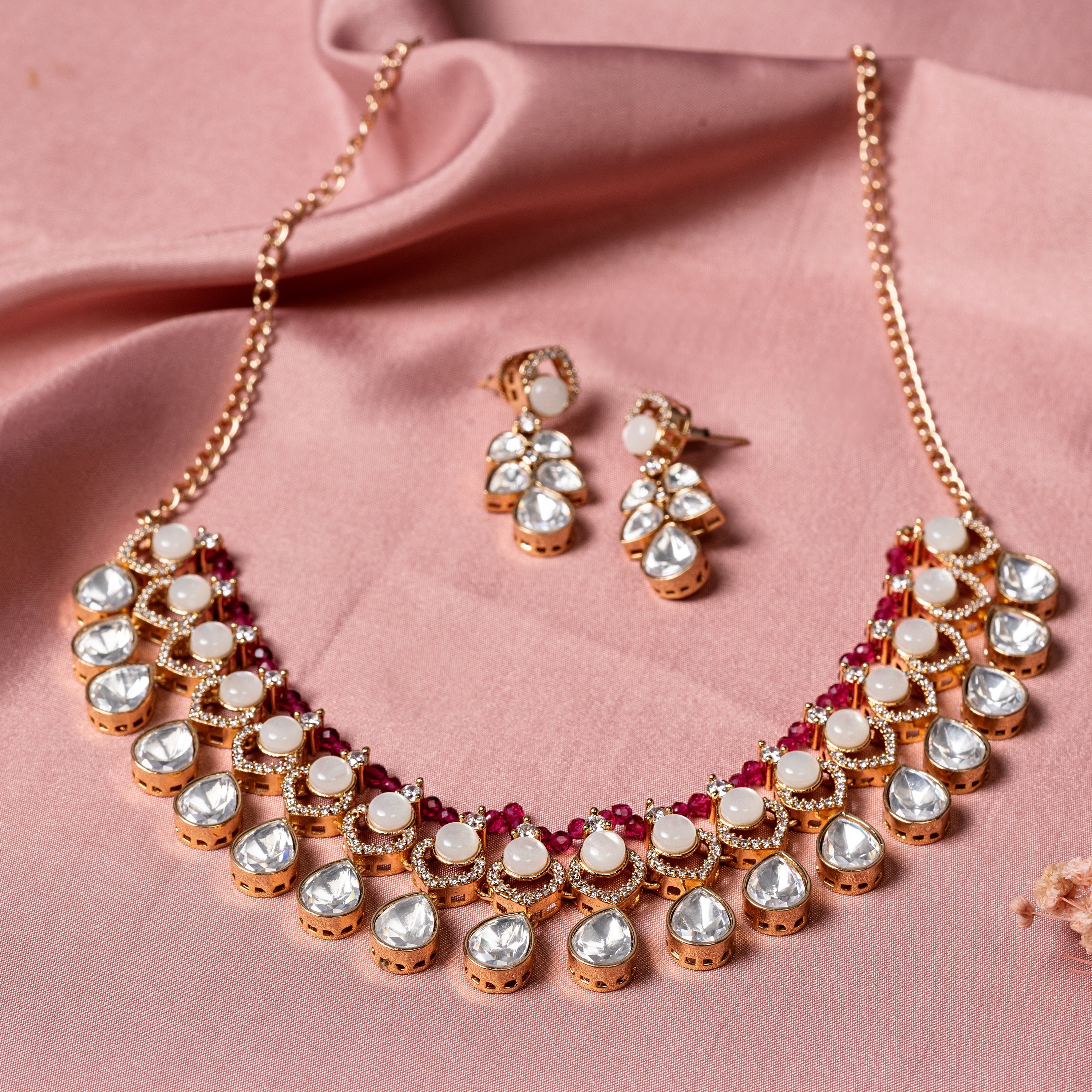 Sitaara Luxe Polki Set-Mivanaa