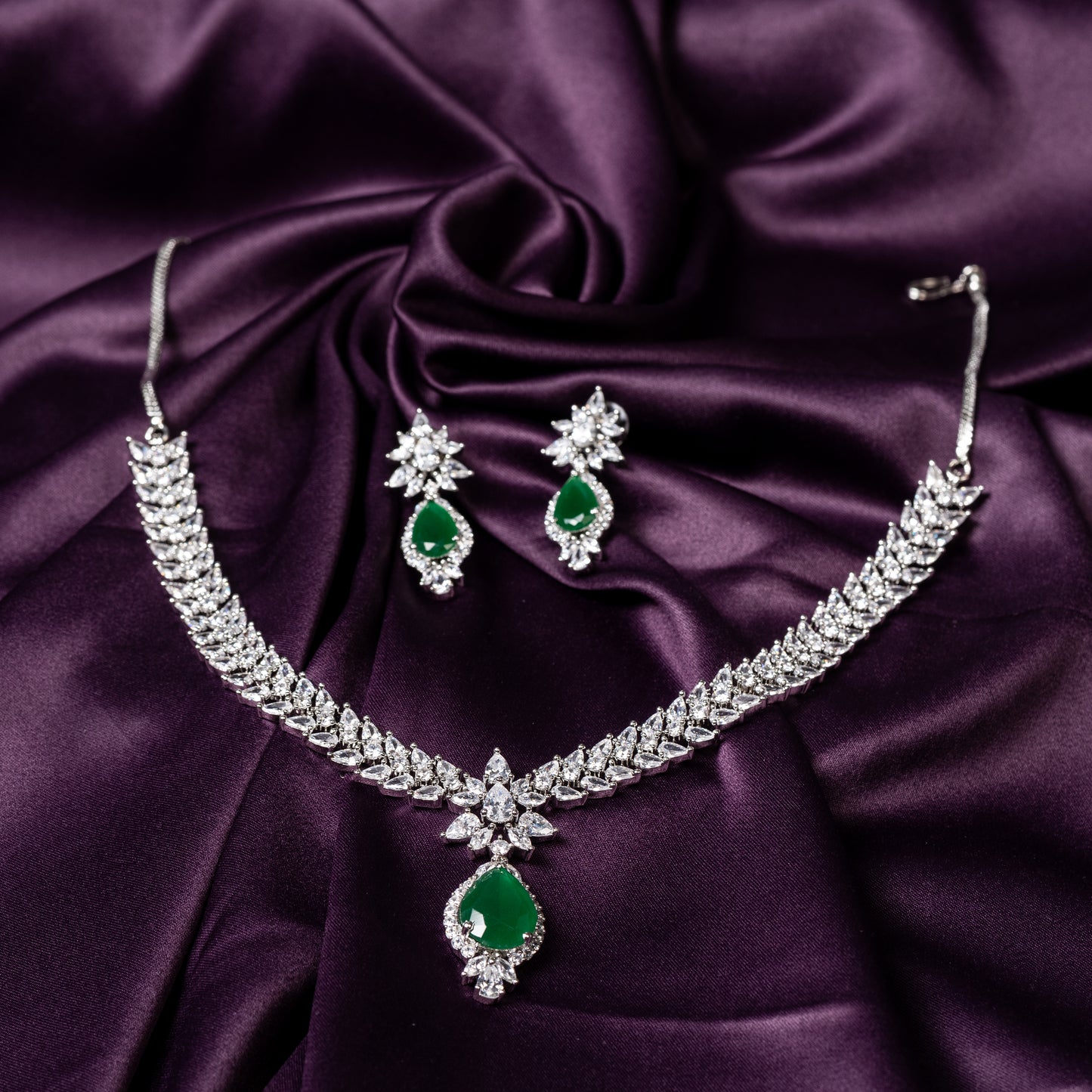 Emerald Spark CZ Elegance