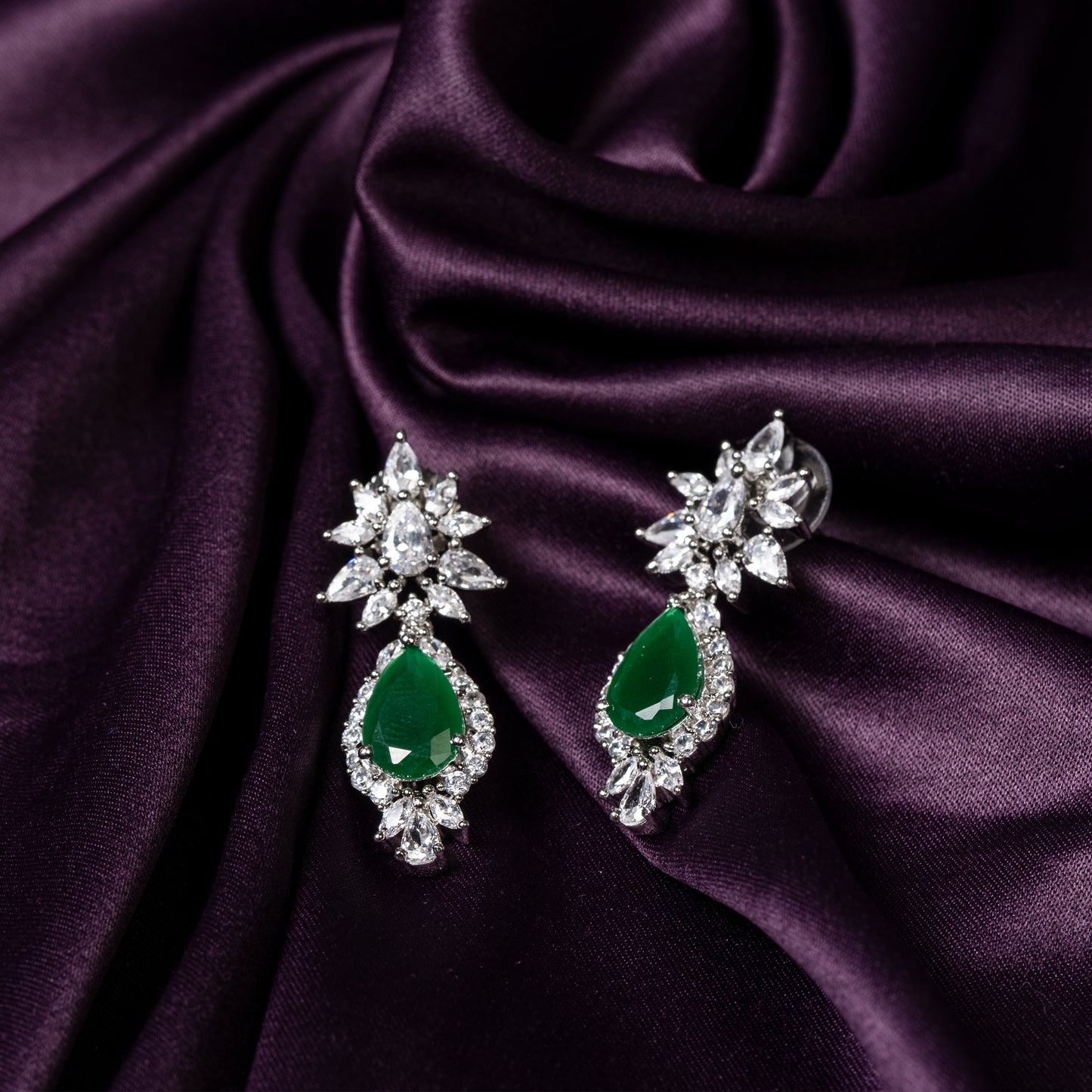 Emerald Spark CZ Elegance