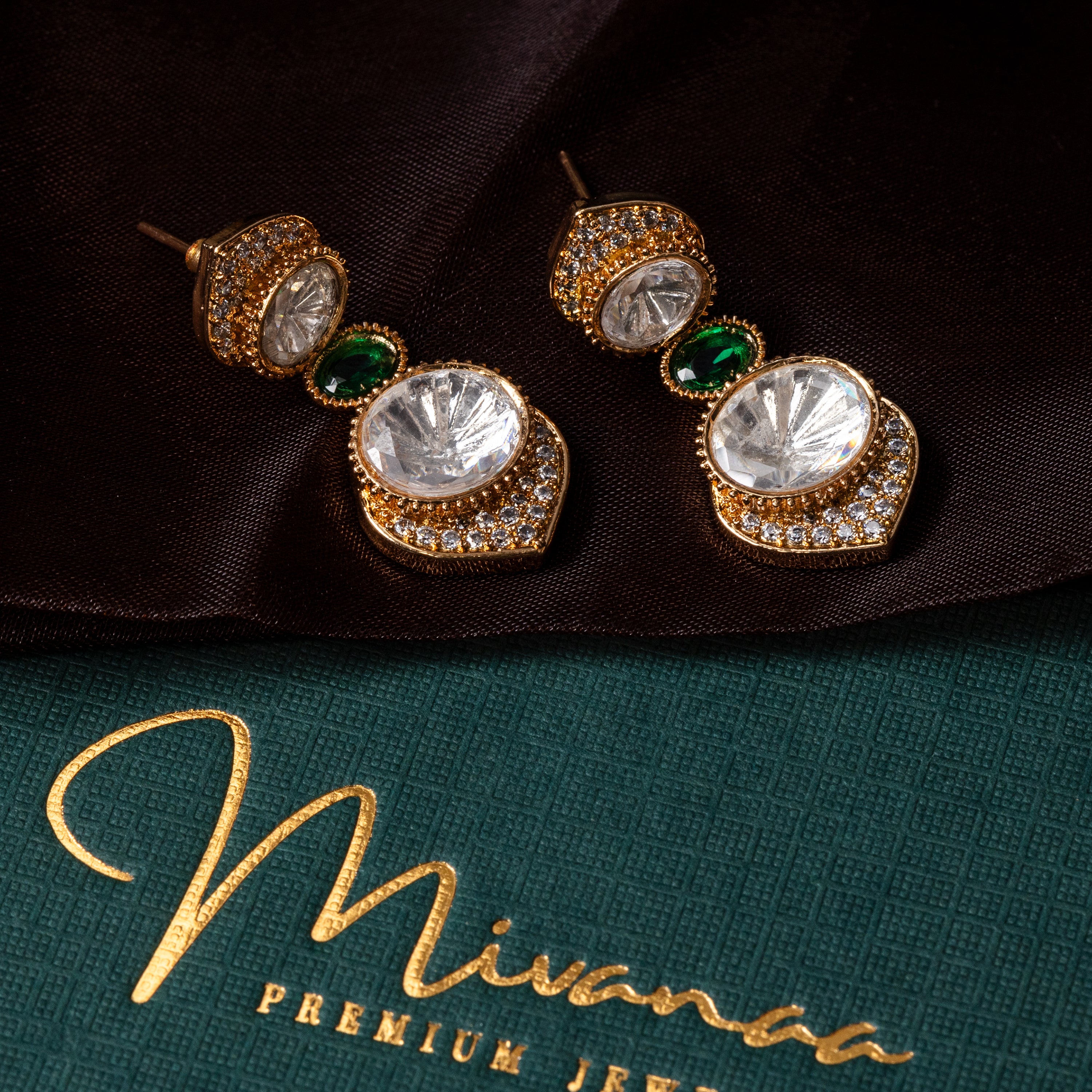 Austrian Crystal Gold Plating-Mivanaa