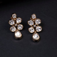 Elegant Real Polki Necklace Set-Mivanaa