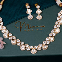 Exquisite Moissanite Necklace Set-Mivanaa