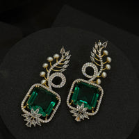 Emerald Grace Statement Earrings