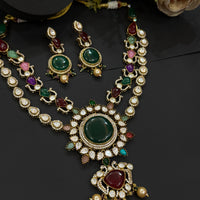 Royal Radiance  Moissanite Kundan Set-Mivanaa
