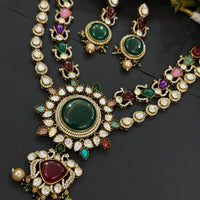 Royal Radiance  Moissanite Kundan Set-Mivanaa